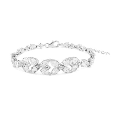 Bracelet en argent et Topaze blanche