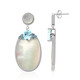 Boucles d'oreilles en argent et Nacre