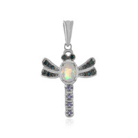 Pendentif en argent et Opale Welo