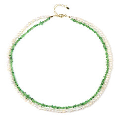 Collier en argent et Tsavorite de Tanzanie