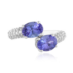 Bague en argent et Tanzanite