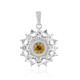 Pendentif en argent et Zircon jaune