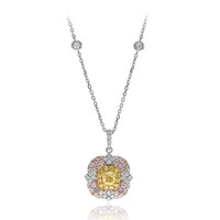 Collier en or et Diamant SI2 jaune (CIRARI)