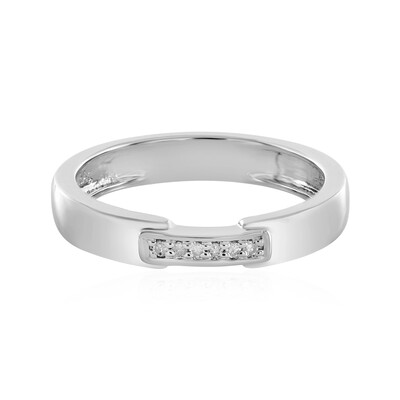 Bague en argent et Diamant I4 (J)