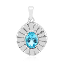 Pendentif en argent et Apatite bleue (Pallanova)