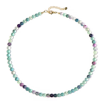 Collier en argent et Fluorite