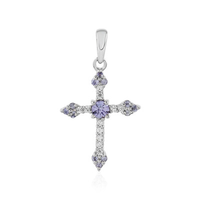 Pendentif en argent et Tanzanite