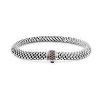 Bracelet en argent et Grenat du Mozambique (Nan Collection)