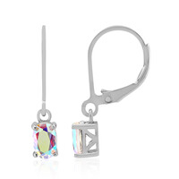 Boucles d'oreilles en argent et Quartz Rayon de Lune