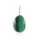 Pendentif en or et Malachite