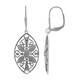 Boucles d'oreilles en argent et Diamant I3 (I)