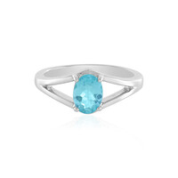 Bague en argent et Apatite bleue