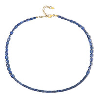 Collier en argent et Kyanite du Népal