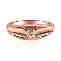 Bague en or et Diamant rose de France SI1 d'Argyle 