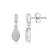 Boucles d'oreilles en argent et Zircon