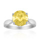 Bague en argent et Fluorite jaune