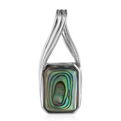 Pendentif en argent et Coquillage d'Abalone