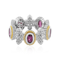 Bague en argent et Grenat Rhodolite (Dallas Prince Designs)