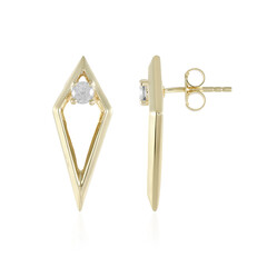 Boucles d'oreilles en or et Diamant I2 (H) (de Melo)