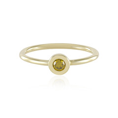 Bague en or et Diamant jaune I3