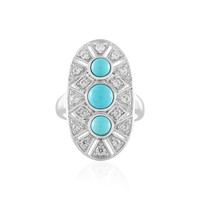 Bague en argent et Turquoise Sleeping Beauty