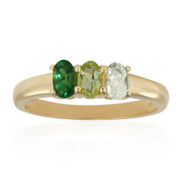 Bague en argent et Grenat Tsavorite