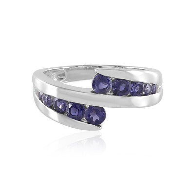 Bague en argent et Iolite