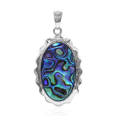 Pendentif en argent et Coquillage d'Abalone (Art of Nature)