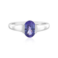 Bague en or et Tanzanite AAA