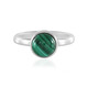 Bague en argent et Malachite