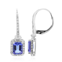 Boucles d'oreilles en or et Tanzanite AAA (CIRARI)