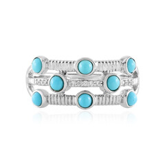 Bague en argent et Turquoise Sleeping Beauty