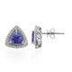 Boucles d'oreilles en or et Tanzanite AAA