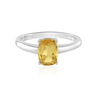 Bague en argent et Citrine