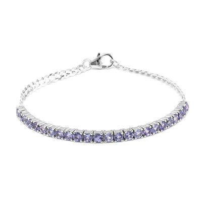 Bracelet en argent et Tanzanite