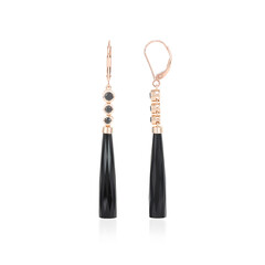 Boucles d'oreilles en or et Onyx noir (KM by Juwelo)