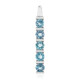 Pendentif en argent et Apatite bleue