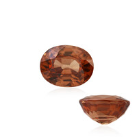  Zircon cognac 3,8 ct (gemme et boîte de collection)