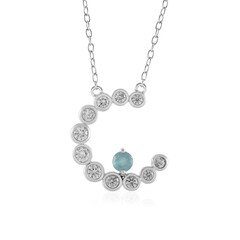 Collier en argent et Grandidierite