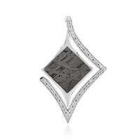 Pendentif en argent et Météorite d'Alétaï