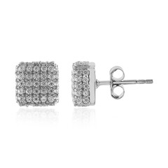 Boucles d'oreilles en argent et Zircon