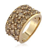 Bague en or et Diamant champagne I2 (de Melo)