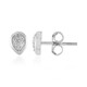 Boucles d'oreilles en argent et Diamant I2 (I)