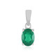 Pendentif en argent et Onyx vert