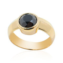 Bague en or et Diamant noir (de Melo)