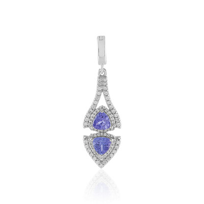 Pendentif en argent et Tanzanite