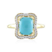 Bague en argent et Turquoise Sleeping Beauty