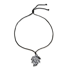 Collier et Obsidienne Flocon-de-Neige