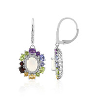 Boucles d'oreilles en argent et Opale Welo