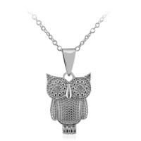 Collier en argent et Diamant I3 (I)